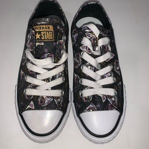 sugar skull cat converse